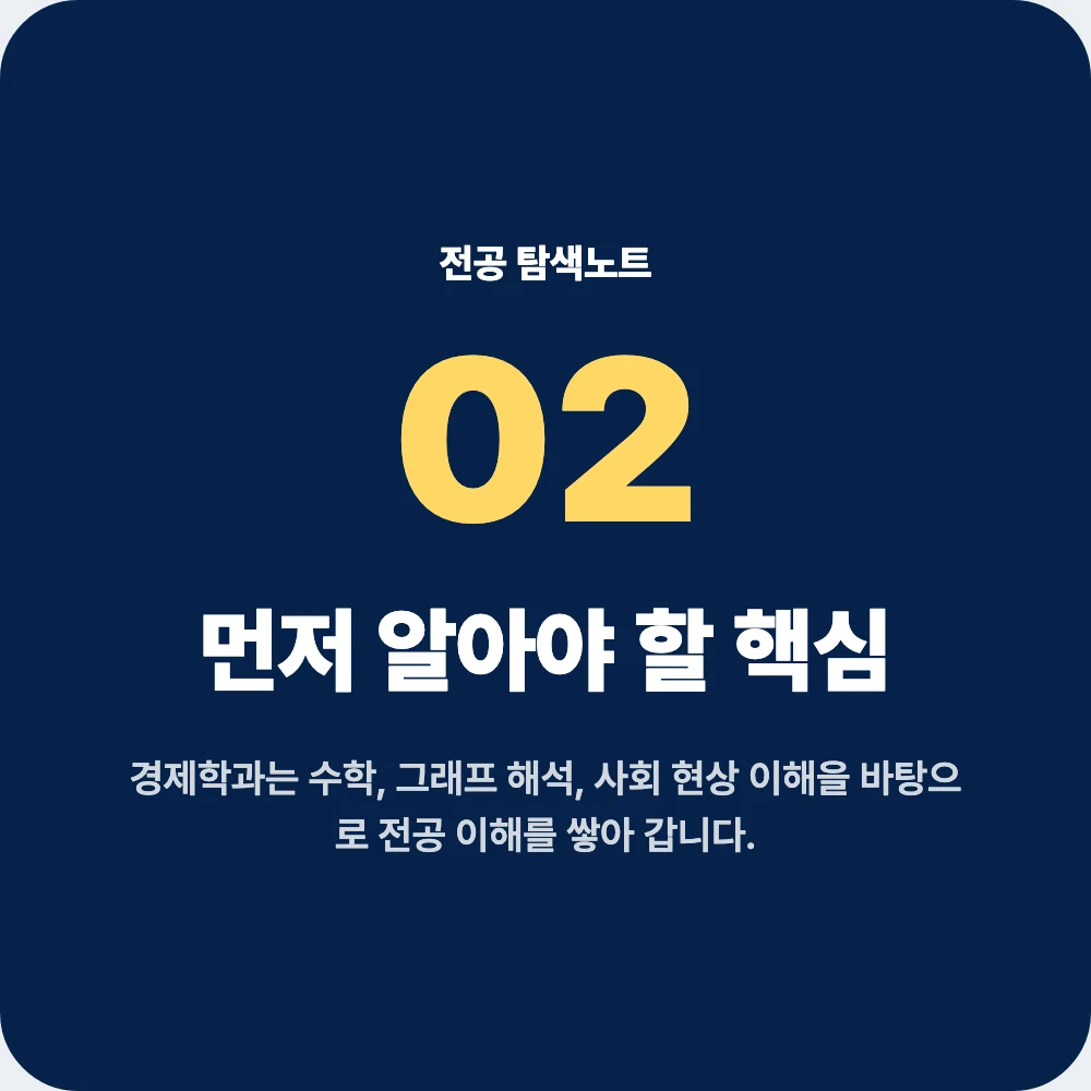 중고생이 경제학과 지원 전 확인할 핵심 과목과 태도 이미지 중고생이 경제학과 지원 전 확인할 핵심 과목과 태도 이미지