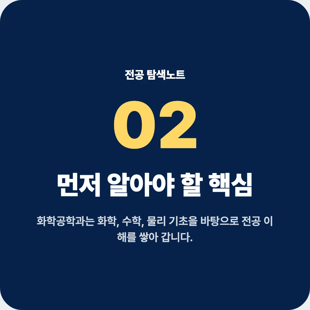 중고생이 알아야 할 화학공학과 핵심 정보 이미지 중고생이 알아야 할 화학공학과 핵심 정보 이미지