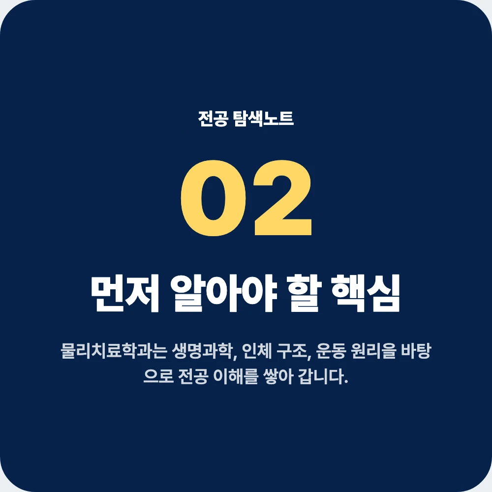 물리치료학과 지원 전 중고생이 알아야 할 핵심 이미지 물리치료학과 지원 전 중고생이 알아야 할 핵심 이미지