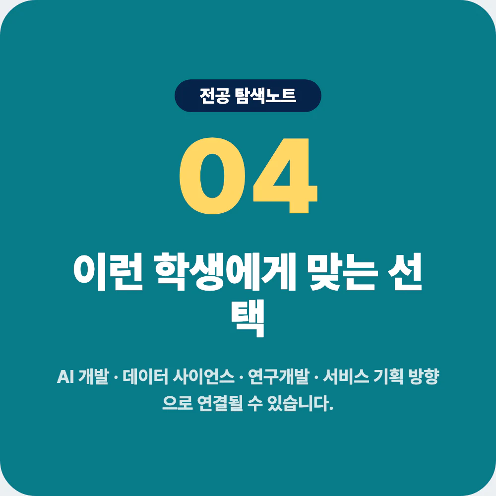 인공지능학과 컴퓨터공학과 소프트웨어학과 통계학과 데이터사이언스학과 비교 이미지