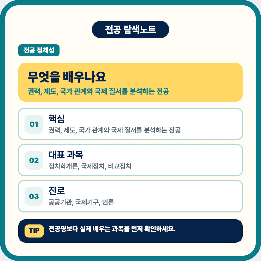 정치외교학과에서 배우는 권력 제도 국가 관계 국제 질서 핵심 개념 이미지