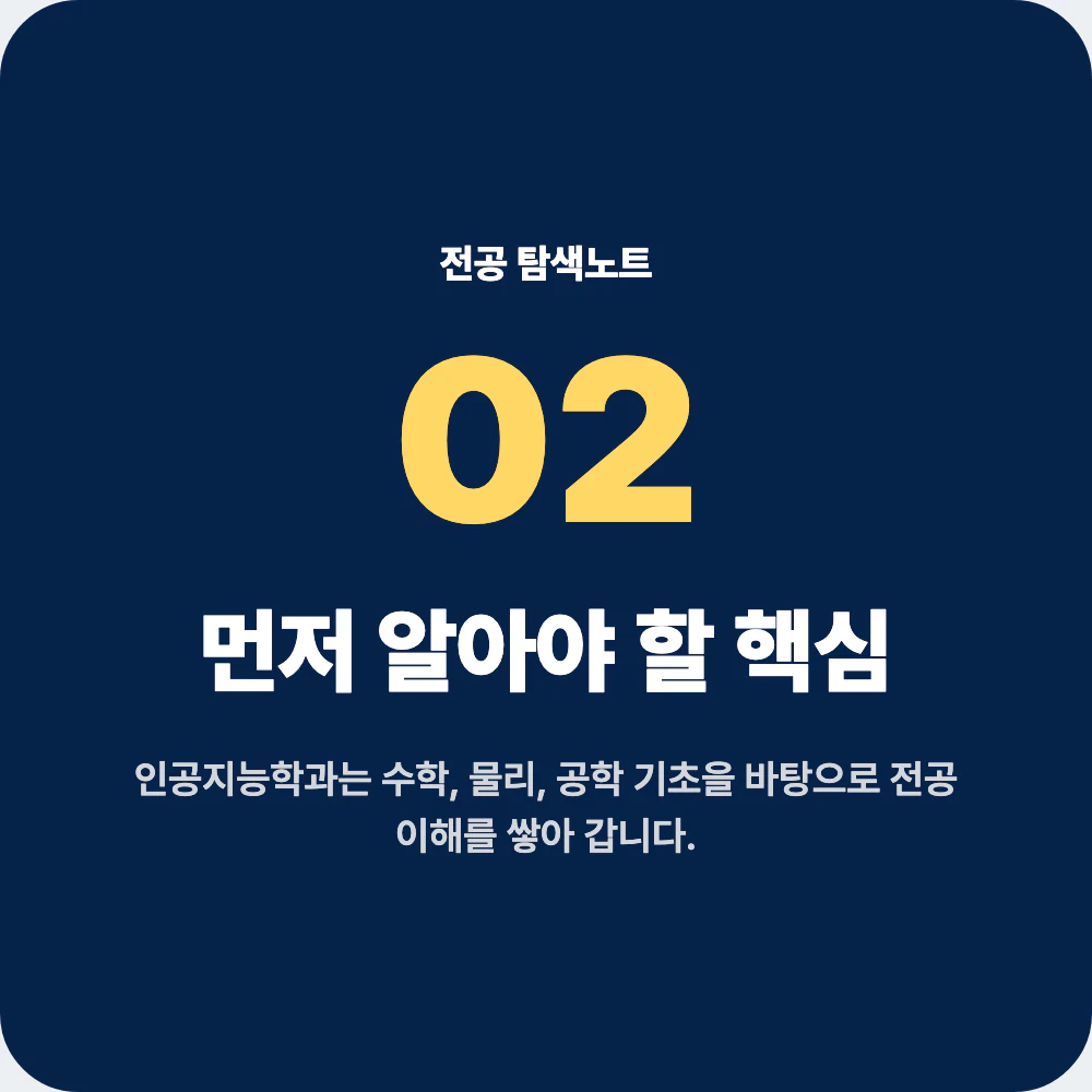 중고생이 알아야 할 인공지능학과 핵심과 오해 정리 이미지