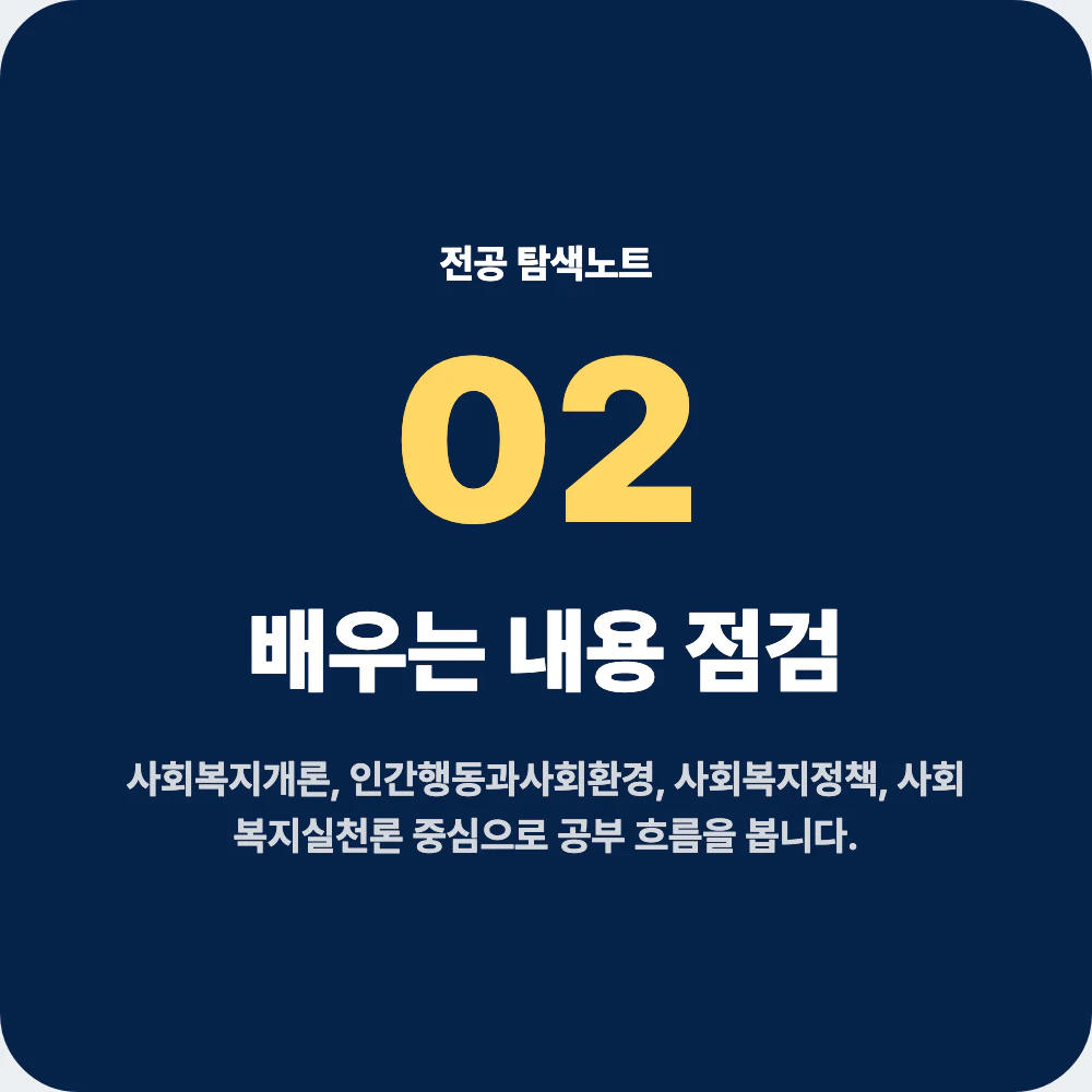 사회복지학과 배우는 내용과 대표 과목 점검 이미지