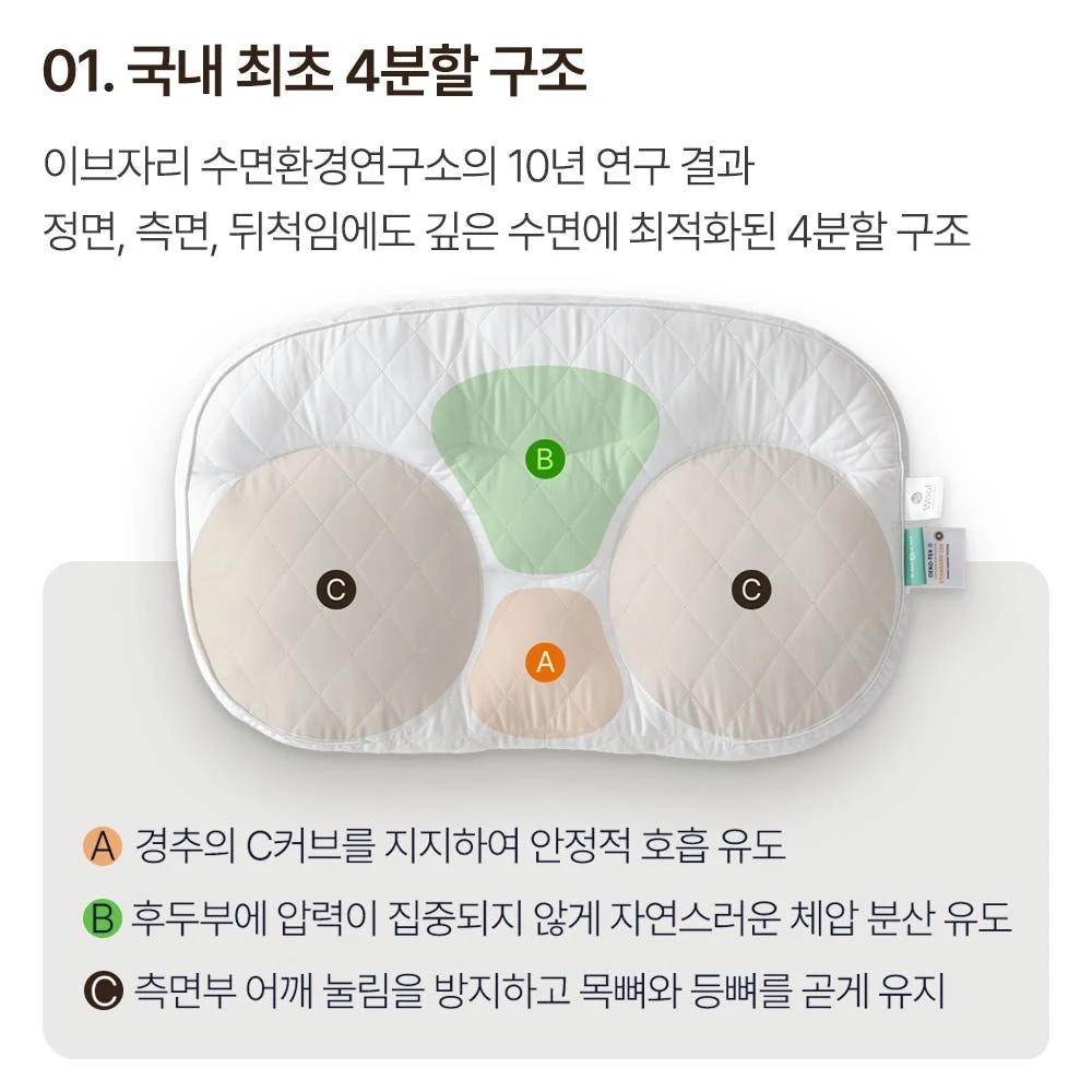 슬립앤슬립 아이유 깊은잠 베개 S (+냉감 베개커버1P)