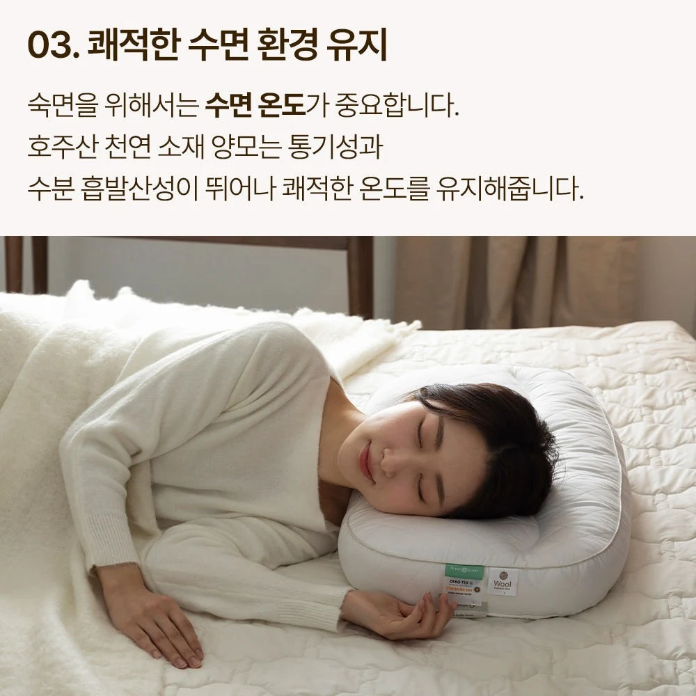 슬립앤슬립 아이유 깊은잠 베개 S (+냉감 베개커버1P)