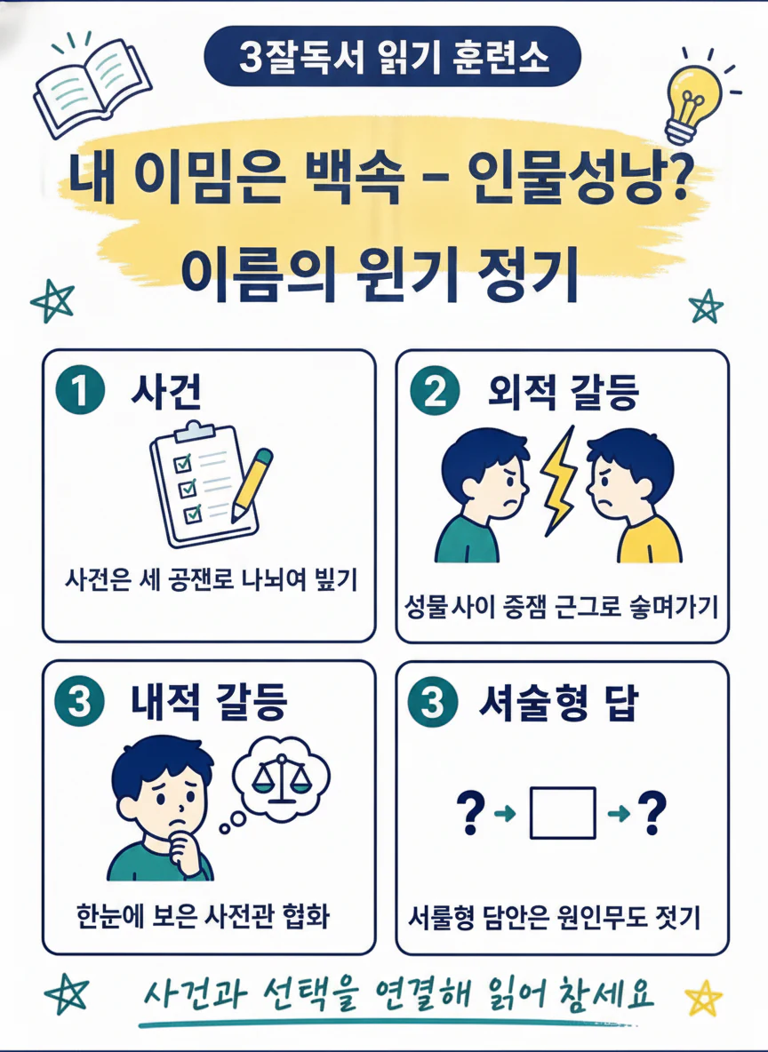 내 이름은 백석 인물의 선택과 성장 의미를 복습하는 문학 읽기 학습 자료